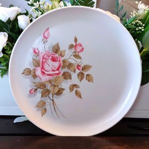 Vintage Melmac Rose Plates 9 plates